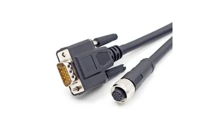 M12 to DB15 RS232 Adapter Cable CCB-84901-0902-05 Cognex shielded cable CAN bus NMEA 2000 I/O Module Cable 185-0265R