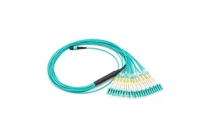 Optical Fiber OM1 OM2 OM3 MPO MTP To LC 8 Core Patch cable FTTH 12F Fiber Optic Patch Cord