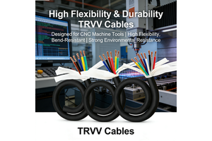 CE TRVV High Flex Drag Chain Cable 300/500V 5 Million Bending Cycles PVC Control Wire for CNC Robotics Machine Automation