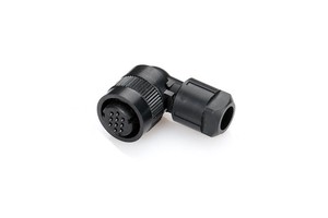JN1 10 Pin Right Angle Connector IP67 Waterproof One-Touch Lock for FANUC Servo Encoder