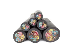 Professional Heavy 3/4/5/6/7/8 Core Power H05rn-f H07rn-f Rubber Sheath Reel Cable Crane Drum Cable