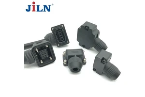JILN 2022 Hot Selling Product Servo Motor Waterproof Plug M23 2 1 5pin Male Connector Servo Connector Servo Cable