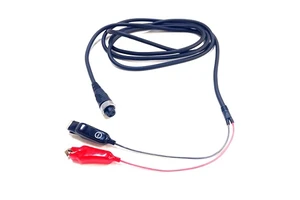 18ft Electric Fishing Reel Power Cord M15 Aviation Plug to alligator Clip Battery Connecting Cable for Offshore Angling
