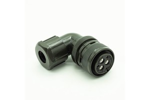 Factory Wholesale Automotive MS3108A-20-22SF 3pin Brass Contact Power Connector 90 Degree Plug & Socket