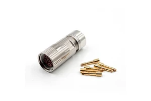 Lechuan M23 6Pin/8Pin Female Power Plug for Siemens V90 Servo Motor Cable Mount M923 Circular Connectors