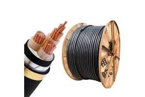 Yjv 0.6/1kv 5-Core XLPE & PVC Insulated Power Cable Reel Multi-Strand Aluminum Conductors Sizes 5x4mm2 5x6mm2 5x16mm2 5x35mm2