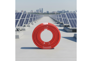 Red Black Color 6mm2 Tin Copper DC Solar Cable PV Cable DC Solar Power Cable Wire