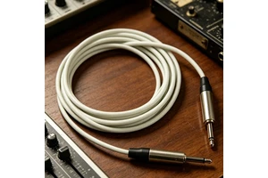 Professional 6.0mm Audio Video Fluorescent Cable Instrument Guitar Cable for Stage Performance Audio Cable