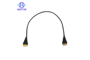 OEM Flexible Custom 24 Pin 0.5mm Pitch Flexible Flat FPC Cable For TVI Video RS485 Power Camera