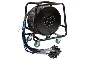 Audio Multicore 32 Channel 8-Conductor Solid Copper Network 4-Stage 16/4 30M 100M XLR Wire Cat6 Ethernet Snake Network Cable
