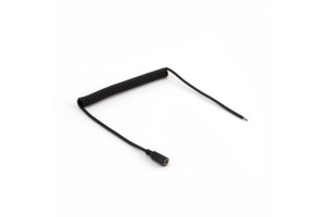 Customizable 2-Core Industrial Copper Retractable Spiral Extension Cord DC Spring Wire Power Cable Male Female Cable Building