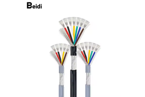 BEIDI UL2586 1416/14/12/10AWG 4 Core PVC Control Cable Shielded Twisted Pair Cable Electrical Wire For Equipment Internal Wiring