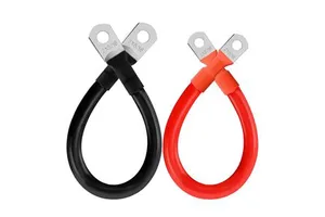 Battery Cable Solar Cell Connection Cable Solar Inverter Dc Battery Connection Pv Solar Cable With End Lugs
