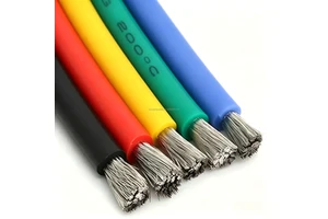 200°C High Temperature 600V Tinned Copper Super Soft 4AWG 8AWG 10AWG 12AWG Silicone Battery Cable Wire for Energy Storage System