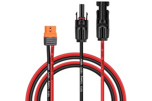 Connecting Solar Panel for to XT60if Pure Copper12AWG Cable Compatible Cord for Mobile Energy Storage Battery Charging