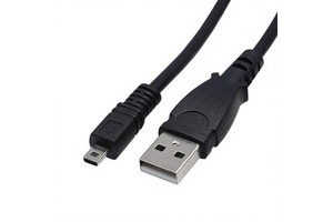 15-meter 8-pin USB-A Data Cable for Digital Cameras DSLR Charging UC-E6/E17