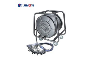 Stage Box 30-50m Low Noise Audio Multicore Cable 8/12/16/20/24/28/32 Channel XLR Snake Cable with Drum