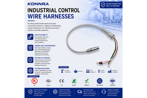 Custom High Flexible Wire Harness Industrial Connector Cable Assembly For Robot CNC Control System