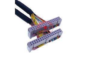 PLC Cable Horn 34-core Shielded Cable Industrial Automation I/O Signal Cable IDC2.54