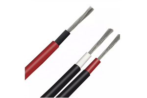 PV1-F Solar Cable 1*1.5sqmm 600v/1000v AC DC Battery Cable 6mm Solid XLPE Insulated Solar Kablo for Industrial Power