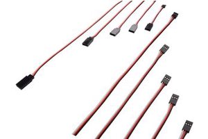 Lead Wire Connectors 3-Pin Servo Extension Cords Cable Electronic RC Futaba JR Servo Connection Parts for Servo Connection for