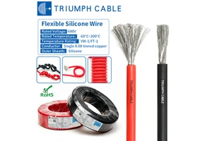 Triumph Cable VW-1 30AWG 28AWG 26AWG 24AWG 22AWG 20AWG 18AWG 16AWG 14AWG 12AWG Ultra Flexible Silicone Wire for Robot Arm