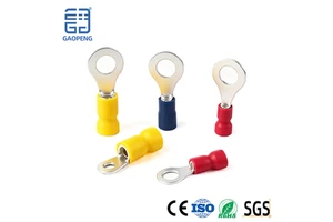 RVEE Copper Ring Terminals Easy to Enter Crimping Connector Cable Lugs Type for Automotive Use Made