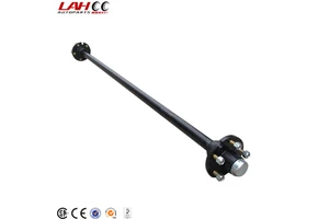Complete Trailer Axle Assembly With Leaf Spring Mount For Light Truck