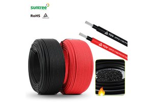 TUV Certified Solar Module Line Low Smoke Halogen-free Irradiation Crosslinked Polyolefin Photovoltaic Cable