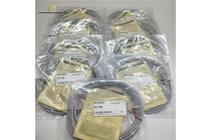 Inventory Keyence SJ-C5U Power I/O Cable 5m 10-pin for SJ-Q / SJ-H Series Ionizers