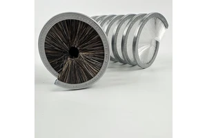 Rotary Cleaning Inside Ring Inner Nylon Spird Brush Coil Spiral Roller Wire Brush Inside Cylindrical Brush