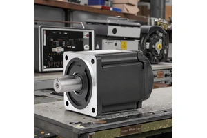 Servo Motor 0.75KW 220V Single-Phase High Torque 50KG Load 90 Degree Rotation IE2 Efficiency 80mm Frame for Juki Sewing Machine