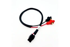 Custom Battery Cable Wire Harness Assembly with 2 Pin Connector Red Black Terminal Power Lead