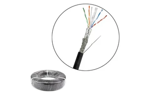 Factory Direct Sale 23AWG HDPE Insulation Industrial Ethernet Cable Cat5 Rj45 Sftp Cat6 Outdoor