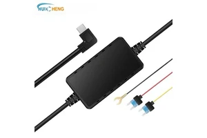 Power Supply For Car Dash Camera Step-down Hardwire Cable For Parking Monitoring 5V 2.5A USB C For DVR Car Dash Cam Power Cable
