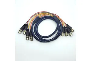 Multi Channel XLR Stage signal Audio Cable 4 Channels, 6 Channels, 8 Channels, 12 Channels, 16 , 24 Channels