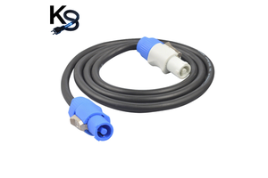 Professional KESHI Stage Light Audio Powercon Male Female Connector Copper-Clad Aluminum Solid PVC 250V Auto 16awg Power Cable