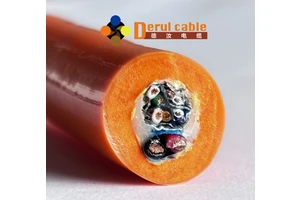 Flexible Waterblock CAT6/ CAT5E Ethernet Wire Cable With/ Without Power Wire with Aramid Fiber Braid for UAV/ ROV