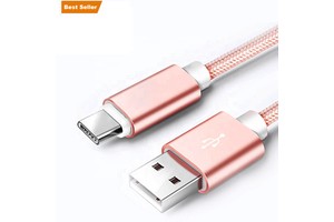 Custom Ultra-Thin Nylon Braided Flexible TPE/PVC Jacket 5A Fast Charging USB Type-C 100W 2.0 Cable for Camera Computer Earphone
