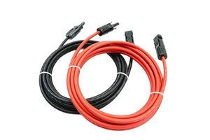 Solar Pv Cables Connector Copper Extension 4mm2 6mm2 Power 1000V 30A Solar Dc Cable for Solar Panel