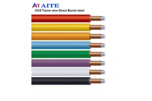 CCS Tracer Wire 10 AWG 12 Gauge 14 Gauge Copper Clad Tracer Wire 10awg 12awg 14awg 16awg #12 #14 #18 HMWPE HDPE Tracer Wire