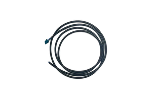 TE 2P Black TPE Insulated Electrical Cable for Vehicle Sensor & Industrial Control