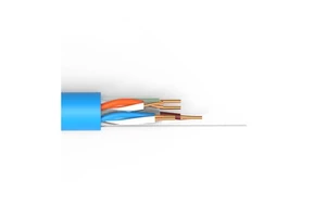Bulk Cat6 Network Cable CCA 305M UTP 23AWG Solid OFC/CCA Copper Ethernet with PVC Jacket CE/ROHS Certified for Industrial Use