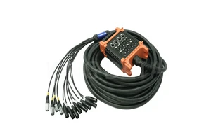 Professional Universal 2700mm Stage Cable 16 Channel XLR Snake Cable Roller Box Cat 5 RJ45 Connector 100m Coaxial Outdoor