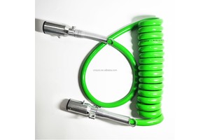 OEM Factory Food Trailer Cable Car Reel Spiral Cable 2 Core 150a Trailer Truck Coiled Trailer Accessories