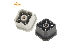 Rectangular G4A1M Field Attachable Connector for Circuit Board Solenoid Servo Valve Compatible Hirschmann 931807106 931807300