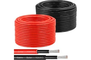 Double Insulation XLPO Stranded Copper Clad Aluminum Solar Cable 4mm2 6mm2 1500V DC IP65 High Safety Commercial Heating Building