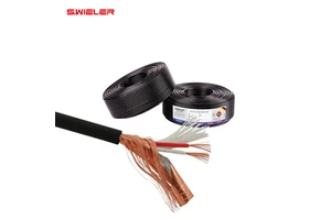 High Quality 23AWG Low Noise Spiral Shielded OFC Bare Copper Flexible Hifi Mic Wire 2core XLR Microphone Cable Roll 100m