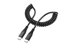 Custom Spiral Cable Coiled USB C to USB C Data Charger Cables Usb Type c Spirale