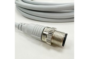 M12 A Code Cable IP68 High Flexible Communication Wire Profinet Industrial Grade Ethernet Cord M12 Wiring Harness 5m Length